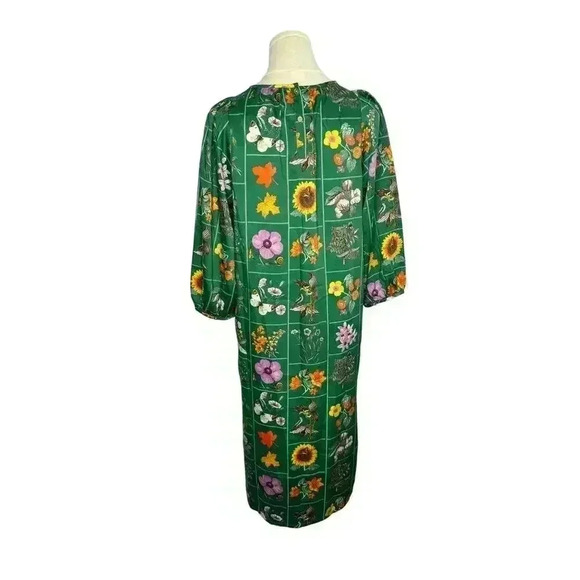 Floral Green Midi Dress - Picture 6 of 13